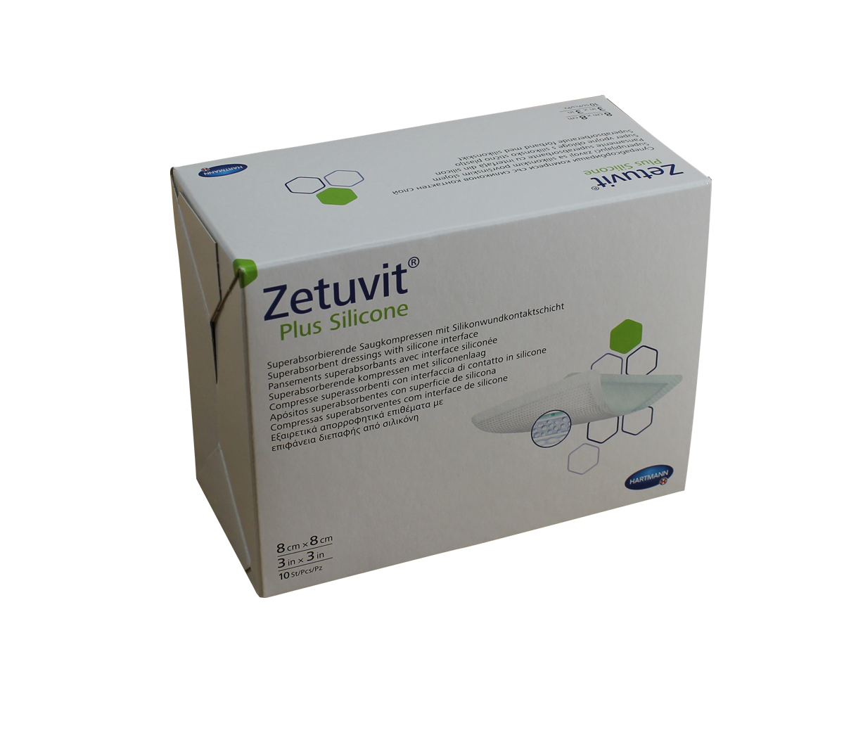 Zetuvit Plus Silicone - Saugkompresse – Wundfritzen